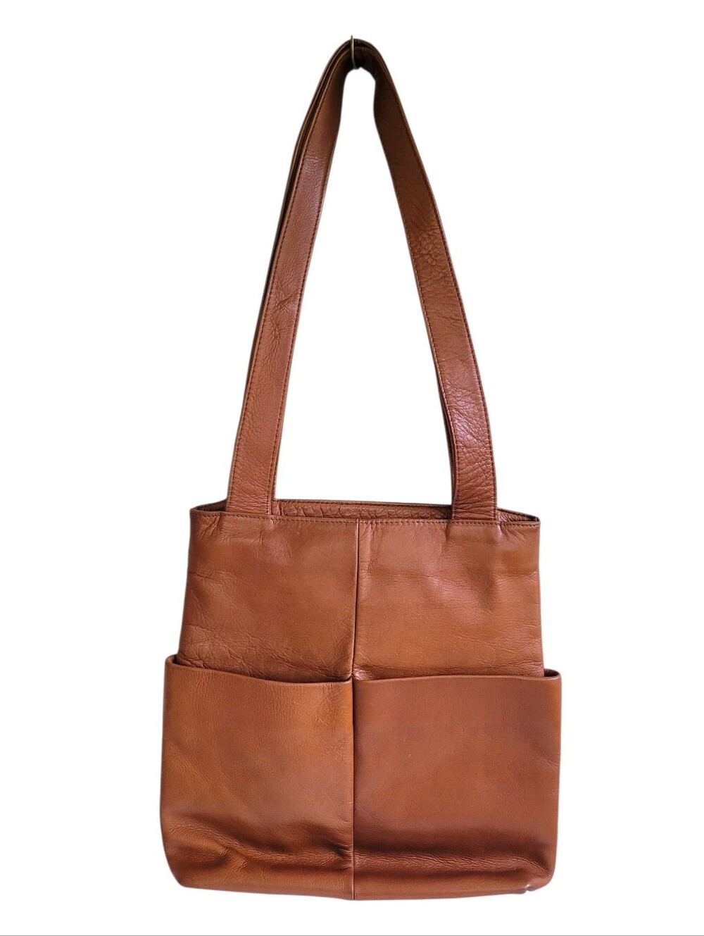 Hobo International Classic Brown Leather Shoulder Tote Bag